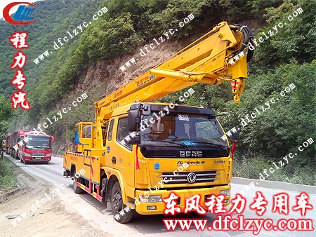 东风多利卡高空作业车到达陕西境内 东风多利卡高空作业车到达陕西境内