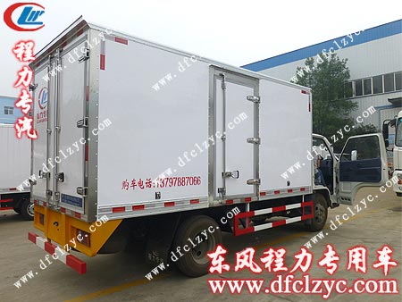 江铃冷藏车开侧门效果图