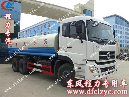 东风天龙后双桥洒水车图片
