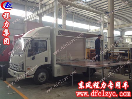 福田康瑞LED广告宣传车加装舞台 福田康瑞LED广告宣传车加装舞台