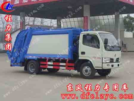 上述图为程力集团东风小多利压缩垃圾车