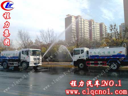 湖北程力东风多利卡D9洒水车