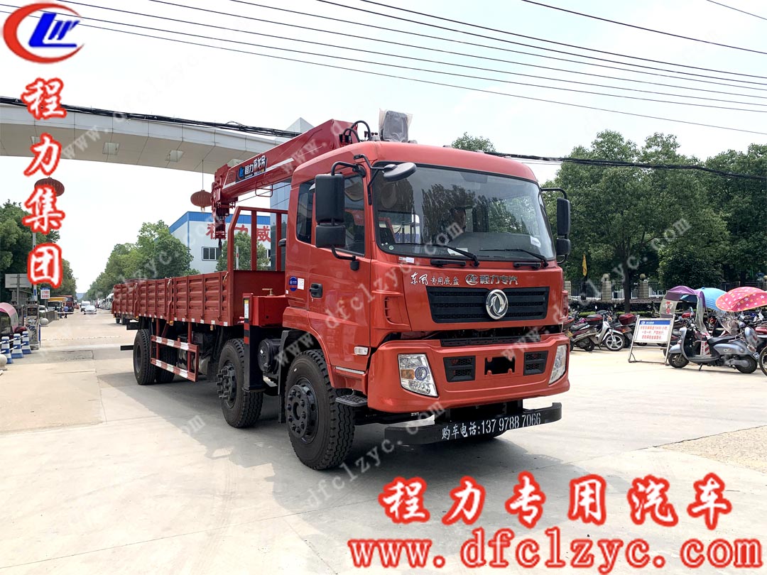 东风小三轴随车吊出厂图