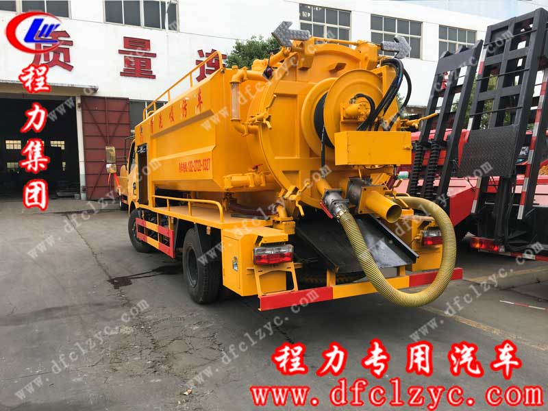 程力集团生产的国五东风大多利卡清洗吸污车 程力集团生产的国五东风大多利卡清洗吸污车