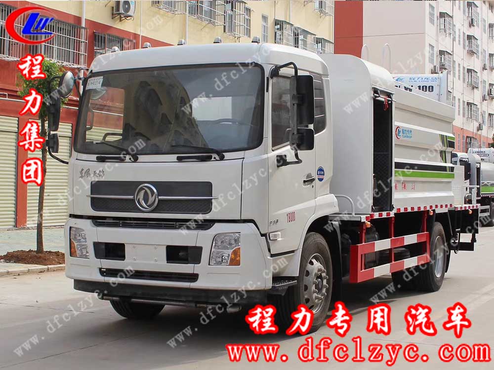 程力专用汽车股份有限公司生产的东风天锦抑尘车